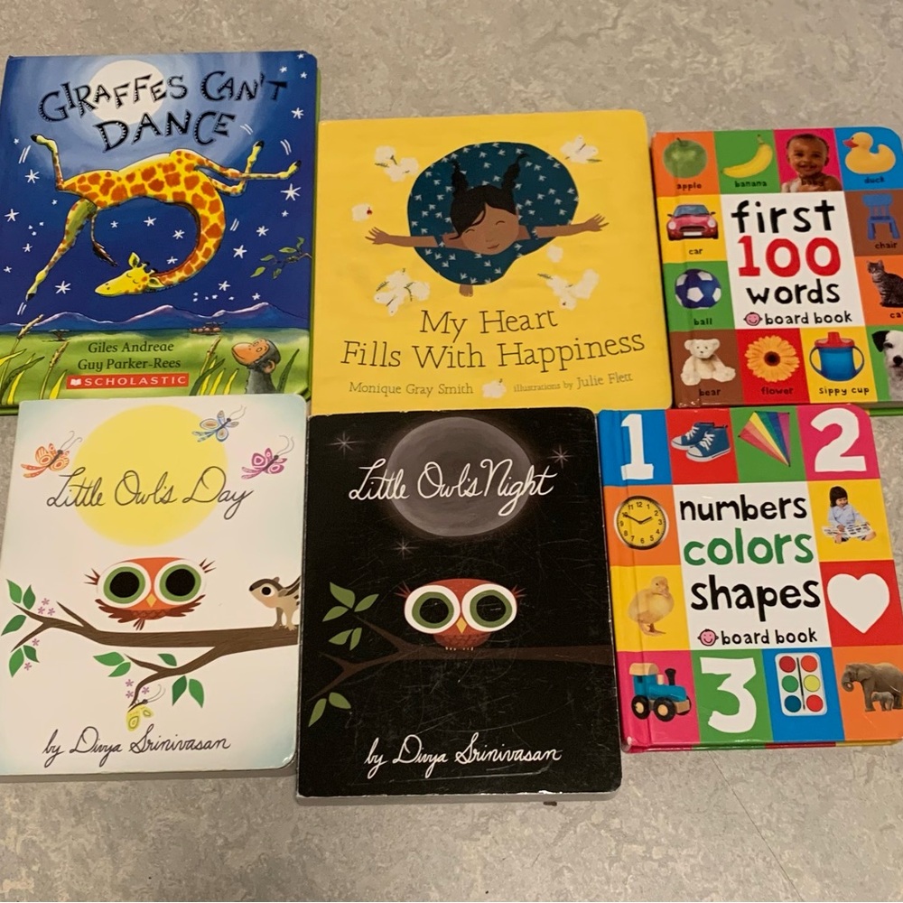 Board book bundle - 6 books